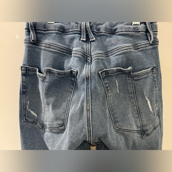 Good American GOOD LEGS STRAIGHT JEANS- Blue449, Size 4 - Picture 9 of 10